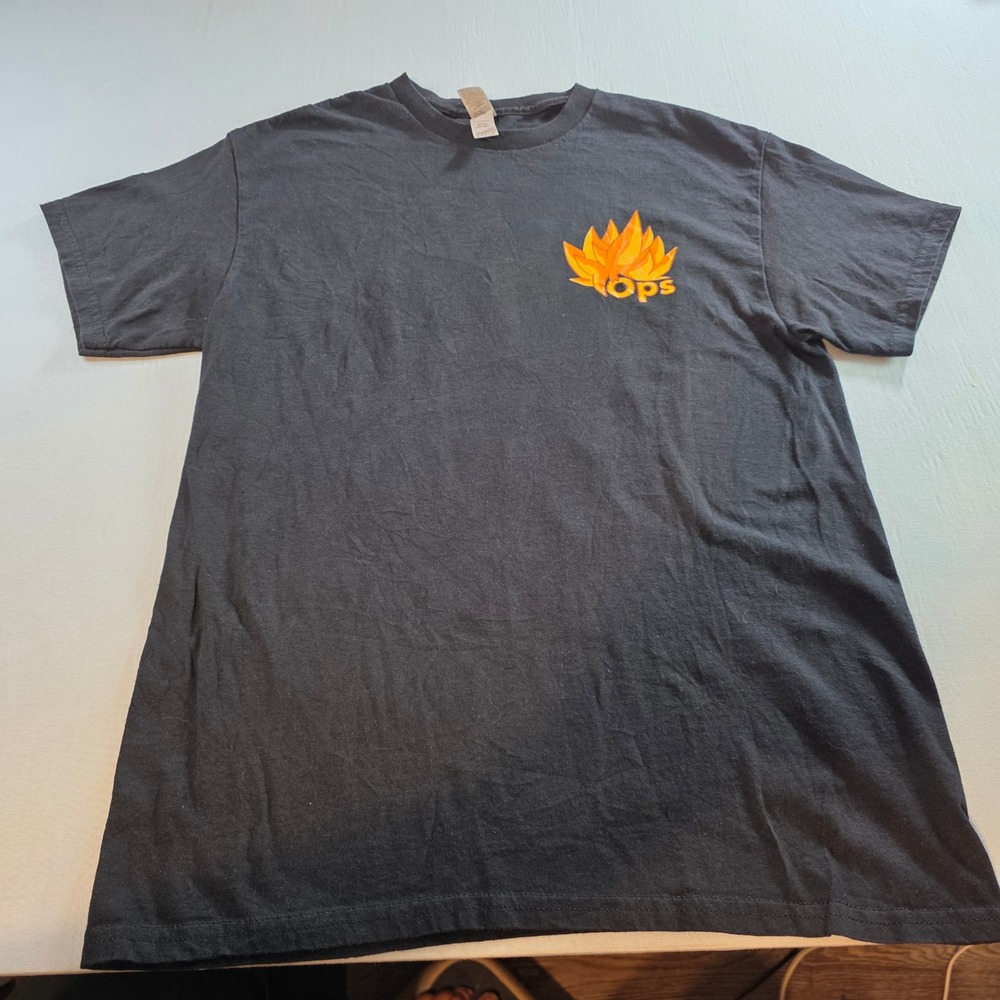 Gildan Dragon Ball Z Goku Super Saiyan Graphic T-Shirt Mens Medium Black Ops Tee